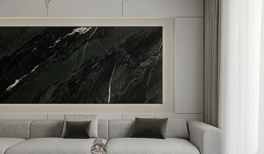 Кварцит Black Tempest Crystal